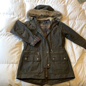 Barbour Olive Green Wax Jacket